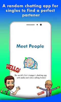 Meet People - Random Chat android App screenshot 2